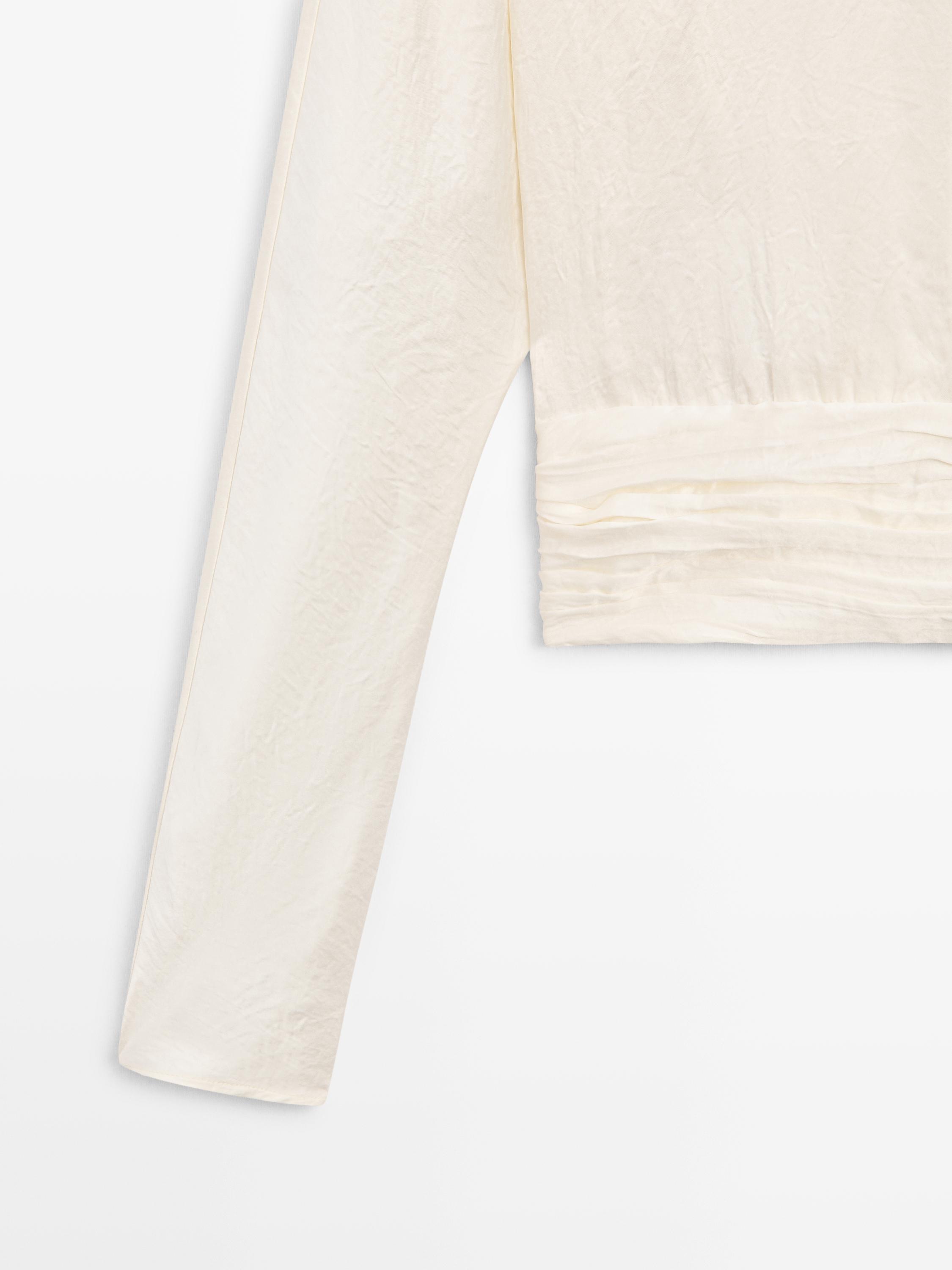 Blouse with gathered details - STUDIO